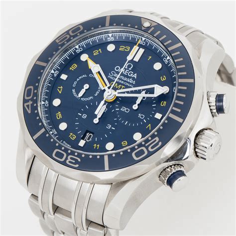 omega seamaster diver 300m gmt chronograph|omega seamaster 300m chronograph automatic.